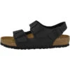 Birkenstock Milano Birko-Flor Schmal Sandale Unisex Erwachsene Klassische Sandalen - Schwarz -Birkenstock 19881057 01