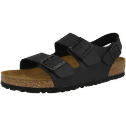 Birkenstock Milano Birko-Flor Schmal Sandale Unisex Erwachsene Klassische Sandalen - Schwarz -Birkenstock 19881057 04