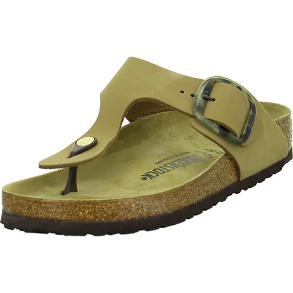 Birkenstock Zehentrenner GIZEH BIG BUCKLE Hausschuhe - Grün 3 Birkenstock Zehentrenner GIZEH BIG BUCKLE Hausschuhe - Grün
