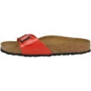 Birkenstock Madrid Birko-flor Pantoletten Schmal - Rot 2 Birkenstock Madrid Birko-flor Pantoletten Schmal - Rot -Birkenstock 20653132 01