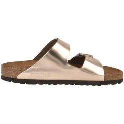 Birkenstock Arizona SFB Glattleder Weichbettung Normal Sandale Damen Klassische Sandalen - Braun -Birkenstock 21049104 03