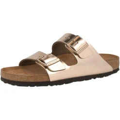 Birkenstock Arizona SFB Glattleder Weichbettung Normal Sandale Damen Klassische Sandalen - Braun -Birkenstock 21049104 04