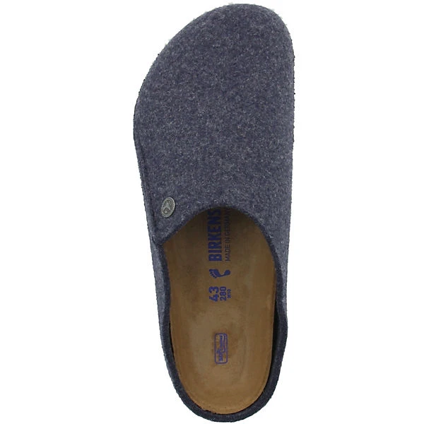 Birkenstock Zermatt Soft Filz Weichbettung Schmal Clogs Unisex Erwachsene Clogs - Blau 4 Birkenstock Zermatt Soft Filz Weichbettung Schmal Clogs Unisex Erwachsene Clogs - Blau – Bild 2