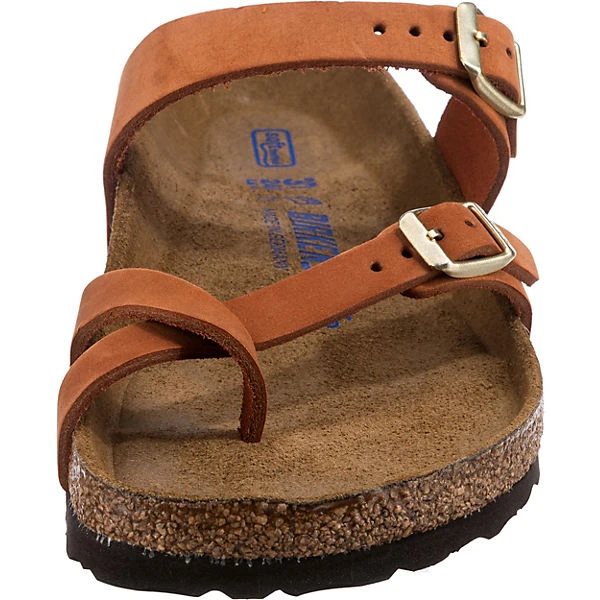 Birkenstock Mayari Weichbettung Nubukleder Zehentrenner Normal - Orange 6 Birkenstock Mayari Weichbettung Nubukleder Zehentrenner Normal - Orange – Bild 4