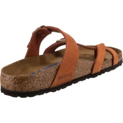 Birkenstock Mayari Weichbettung Nubukleder Zehentrenner Normal - Orange 13 Birkenstock Mayari Weichbettung Nubukleder Zehentrenner Normal - Orange -Birkenstock 21637050 05