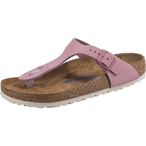 Birkenstock Gizeh Weichbettung Nubukleder Zehentrenner Normal 3 Birkenstock Gizeh Weichbettung Nubukleder Zehentrenner Normal
