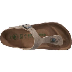 Birkenstock Gizeh Mikrofaser Vegan Komfort-Pantoletten Normal -Birkenstock 21637057 06