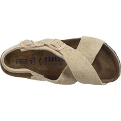 Birkenstock Tulum Weichbettung Veloursleder Riemchensandalen Schmal -Birkenstock 21637068 06