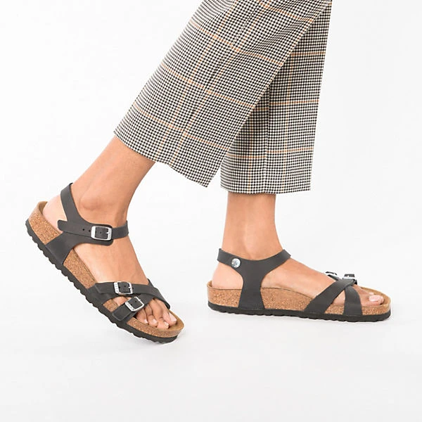 Birkenstock Kumba Fettleder Riemchensandalen Schmal 4 Birkenstock Kumba Fettleder Riemchensandalen Schmal – Bild 2