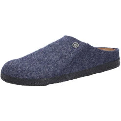 Birkenstock Herren Tieffußbett Pantolette Komfort-Pantoletten - Blau
