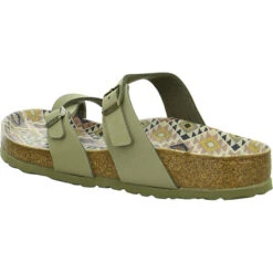 Birkenstock Pantoletten MAYARI Hausschuhe - Grün -Birkenstock 21907147 02