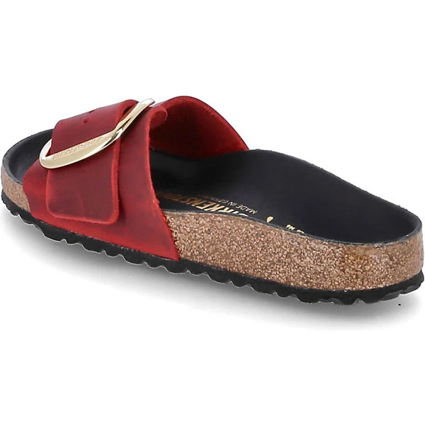 Birkenstock Pantoletten MADRID BIG BUCKLE Hausschuhe - Rot 4 Birkenstock Pantoletten MADRID BIG BUCKLE Hausschuhe - Rot – Bild 2