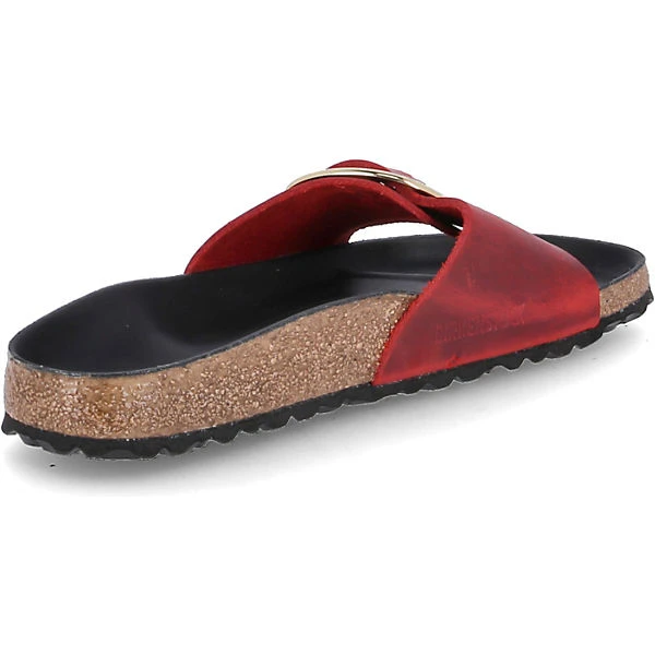 Birkenstock Pantoletten MADRID BIG BUCKLE Hausschuhe - Rot 5 Birkenstock Pantoletten MADRID BIG BUCKLE Hausschuhe - Rot – Bild 3