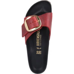 Birkenstock Pantoletten MADRID BIG BUCKLE Hausschuhe - Rot 12 Birkenstock Pantoletten MADRID BIG BUCKLE Hausschuhe - Rot -Birkenstock 22073274 05