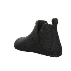 Birkenstock Damen Hausschuhe Slipper Andermatt Hüttenschuh Gemütlich Puschen Textil Uni Hausschuhe - Anthrazit -Birkenstock 22429209 04