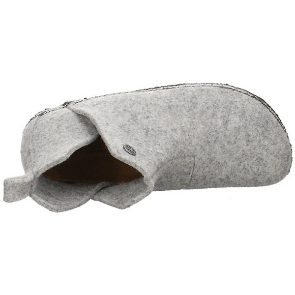 Birkenstock Damen Hausschuhe Slipper Andermatt Hüttenschuh Gemütlich Puschen Textil Uni Hausschuhe - Hellgrau 7 Birkenstock Damen Hausschuhe Slipper Andermatt Hüttenschuh Gemütlich Puschen Textil Uni Hausschuhe - Hellgrau – Bild 5