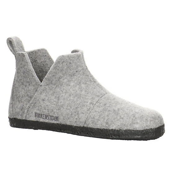 Birkenstock Damen Hausschuhe Slipper Andermatt Hüttenschuh Gemütlich Puschen Textil Uni Hausschuhe - Hellgrau 8 Birkenstock Damen Hausschuhe Slipper Andermatt Hüttenschuh Gemütlich Puschen Textil Uni Hausschuhe - Hellgrau – Bild 6