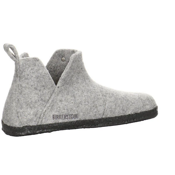 Birkenstock Damen Hausschuhe Slipper Andermatt Hüttenschuh Gemütlich Puschen Textil Uni Hausschuhe - Hellgrau 9 Birkenstock Damen Hausschuhe Slipper Andermatt Hüttenschuh Gemütlich Puschen Textil Uni Hausschuhe - Hellgrau – Bild 7