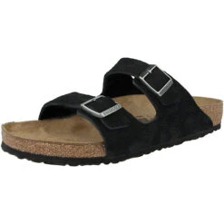 Birkenstock Arizona Nubukleder Normal Sandale Herren Klassische Sandalen - Schwarz -Birkenstock 22839598 04