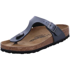 Birkenstock Gizeh Birki-flor Zehentrenner Normal - Schwarz
