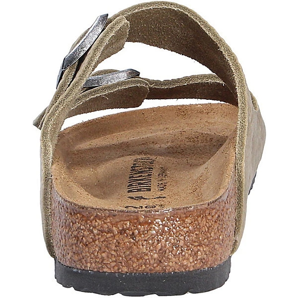 Birkenstock Herren Tieffußbett Pantolette Komfort-Pantoletten - Grün 9 Birkenstock Herren Tieffußbett Pantolette Komfort-Pantoletten - Grün – Bild 7