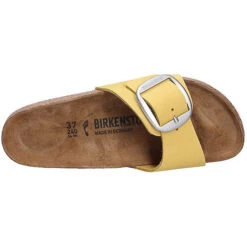 Birkenstock Damen Tieffußbett Pantolette Komfort-Pantoletten - Gelb -Birkenstock 24671914 08
