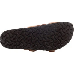 Birkenstock Yao Balance Birkibuc Vegan Pantoletten Schmal - Braun/orange -Birkenstock 24681424 07