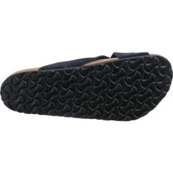 Birkenstock Lugano Velourlsleder Weichbettung Pantoletten Normal - Dunkelblau 13 Birkenstock Lugano Velourlsleder Weichbettung Pantoletten Normal - Dunkelblau -Birkenstock 24681432 07