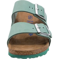 Birkenstock Arizona Weichbettung Pantoletten Schmal - Türkis/grün -Birkenstock 24681453 04