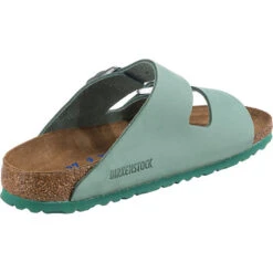 Birkenstock Arizona Weichbettung Pantoletten Schmal - Türkis/grün -Birkenstock 24681453 05