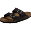 Birkenstock Arizona Veloursleder Weichbettung Pantoletten Normal - Dunkelgrau 1 Birkenstock Arizona Veloursleder Weichbettung Pantoletten Normal - Dunkelgrau -Birkenstock 24681662 01