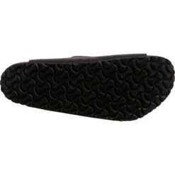 Birkenstock Arizona Veloursleder Weichbettung Pantoletten Normal - Dunkelgrau -Birkenstock 24681662 07