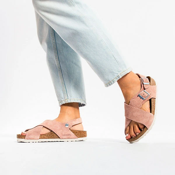 Birkenstock Tulum Weichbettung Riemchensandalen Schmal - Rosa 4 Birkenstock Tulum Weichbettung Riemchensandalen Schmal - Rosa – Bild 2