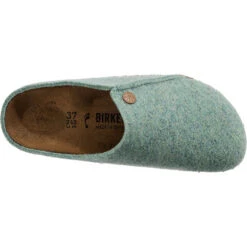 Birkenstock Zermatt Standard Wollfilz Pantoletten Schmal - Türkis/grün -Birkenstock 24681673 06