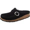 Birkenstock Buckley Veloursleder Clogs Schmal - Schwarz -Birkenstock 24681780 01