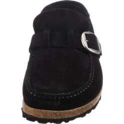 Birkenstock Buckley Veloursleder Clogs Schmal - Schwarz -Birkenstock 24681780 04