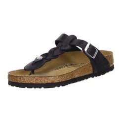 Birkenstock Pantoletten Gizeh Braided - Schwarz