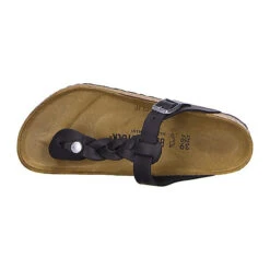 Birkenstock Pantoletten Gizeh Braided - Schwarz -Birkenstock 25465240 03