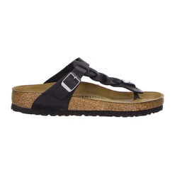 Birkenstock Pantoletten Gizeh Braided - Schwarz -Birkenstock 25465240 05