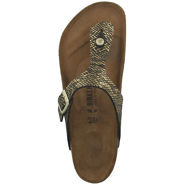 Birkenstock Gizeh Mikrofaser Schmal Zehensandale Damen Zehentrenner - Schwarz 4 Birkenstock Gizeh Mikrofaser Schmal Zehensandale Damen Zehentrenner - Schwarz – Bild 2