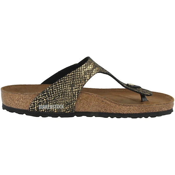 Birkenstock Gizeh Mikrofaser Schmal Zehensandale Damen Zehentrenner - Schwarz 5 Birkenstock Gizeh Mikrofaser Schmal Zehensandale Damen Zehentrenner - Schwarz – Bild 3