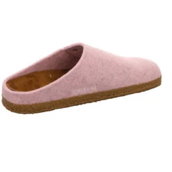 Birkenstock Damen Hausschuhe Slipper Zermatt Hausschuh Gemütlich Puschen Textil Uni Hausschuhe - Rosa -Birkenstock 27299841 05