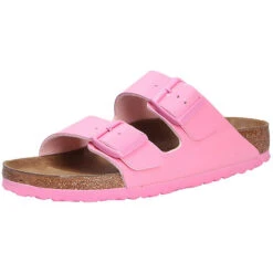 Birkenstock Damen Tieffußbett Pantolette ARIZONA Komfort-Pantoletten - Rosa