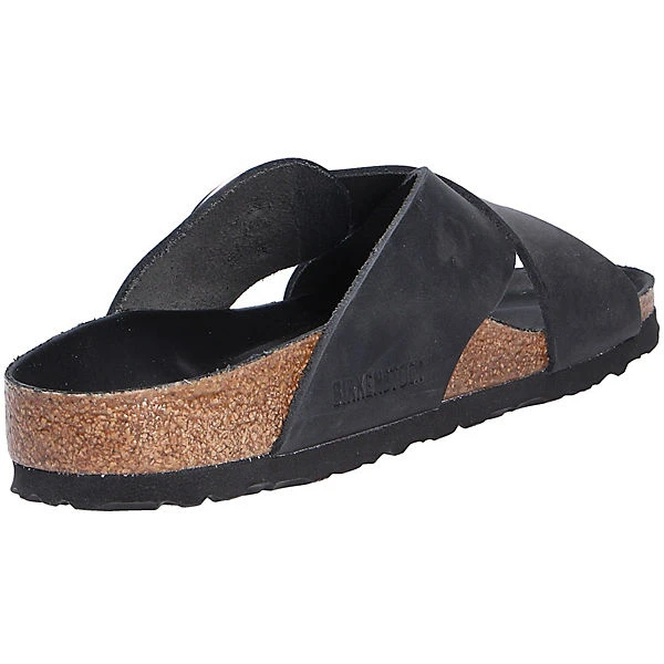 Birkenstock Damen Tieffußbett Pantolette Komfort-Pantoletten - Schwarz 6 Birkenstock Damen Tieffußbett Pantolette Komfort-Pantoletten - Schwarz – Bild 4