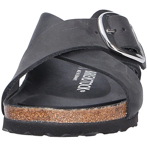 Birkenstock Damen Tieffußbett Pantolette Komfort-Pantoletten - Schwarz 8 Birkenstock Damen Tieffußbett Pantolette Komfort-Pantoletten - Schwarz – Bild 6