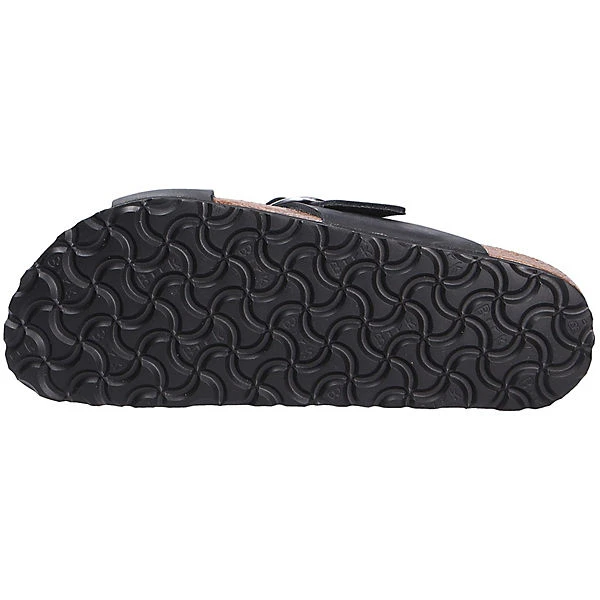 Birkenstock Damen Tieffußbett Pantolette Komfort-Pantoletten - Schwarz 11 Birkenstock Damen Tieffußbett Pantolette Komfort-Pantoletten - Schwarz – Bild 9