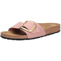Birkenstock Damen Tieffußbett Pantolette Komfort-Pantoletten - Rosa