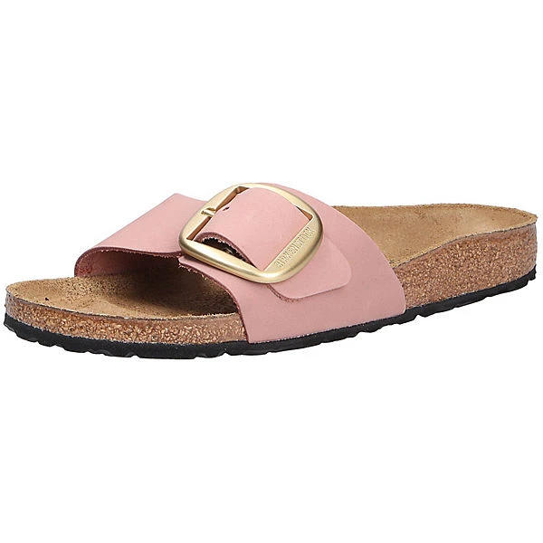 Birkenstock Damen Tieffußbett Pantolette Komfort-Pantoletten - Rosa 3 Birkenstock Damen Tieffußbett Pantolette Komfort-Pantoletten - Rosa