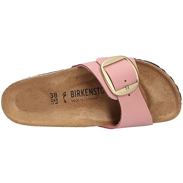 Birkenstock Damen Tieffußbett Pantolette Komfort-Pantoletten - Rosa 10 Birkenstock Damen Tieffußbett Pantolette Komfort-Pantoletten - Rosa – Bild 8