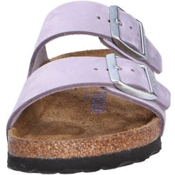 Birkenstock Damen Tieffußbett Pantolette Komfort-Pantoletten - Violett -Birkenstock 29599191 06